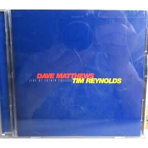 Dave Matthews Tim Reynolds CD Live At Luther College 1999 Rock Acoustic Album